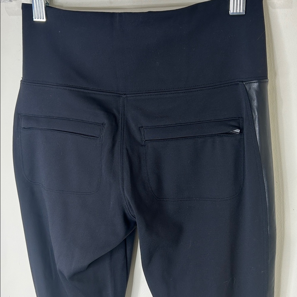 Athleta Delancey Shine Moto Tight Leggings | Black  #631745 Size XSP - Picture 13 of 16